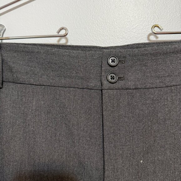 NWT Lauren Ralph Lauren Womens Mid-Rise Charcoal Gray Trousers Size 18 - Picture 3 of 7